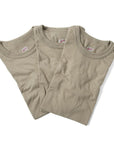 Apparel - Tops - Base Layer - Soffe 50/50 Military US Army USAF T-Shirt Undershirt 3-Pack - OCP Tan 499
