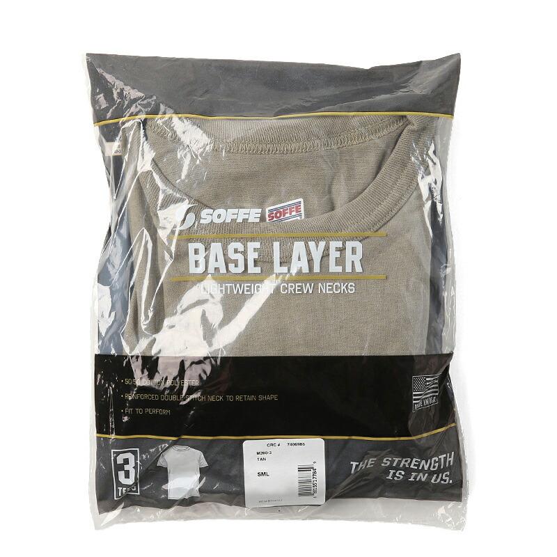 Apparel - Tops - Base Layer - Soffe 50/50 Military US Army USAF T-Shirt Undershirt 3-Pack - OCP Tan 499