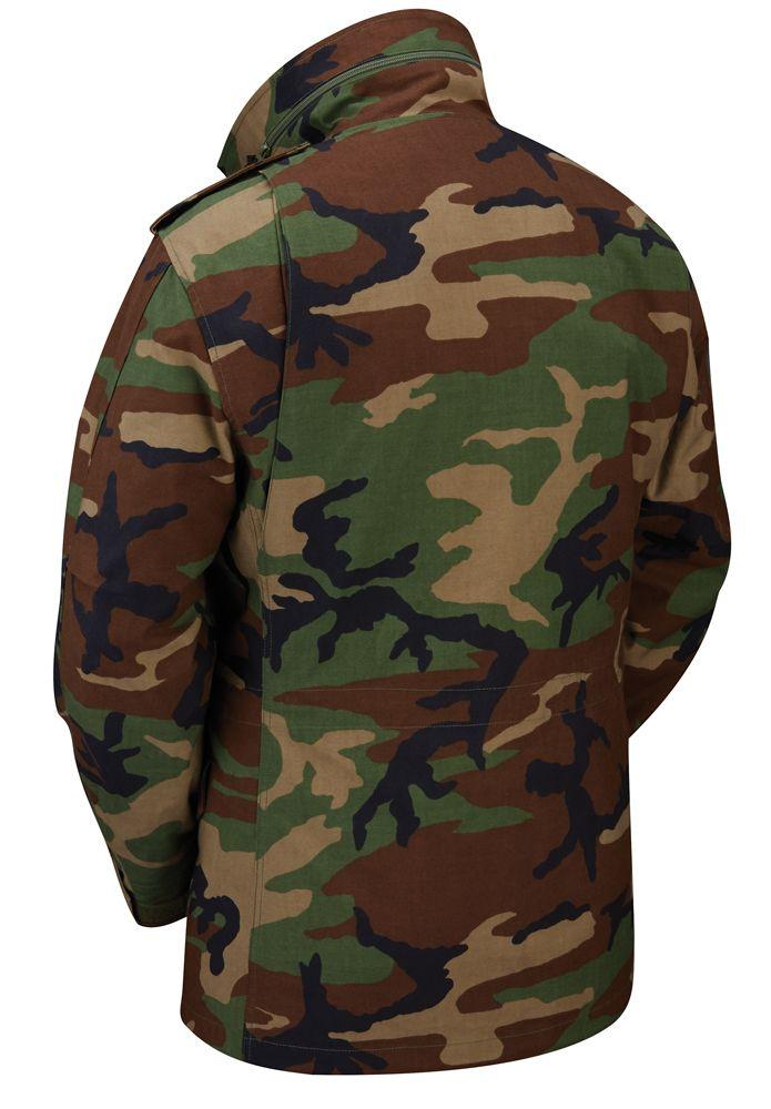 PROPPER US Military good Camouflaged Cold Weather Field Jacket Hide away Hooded