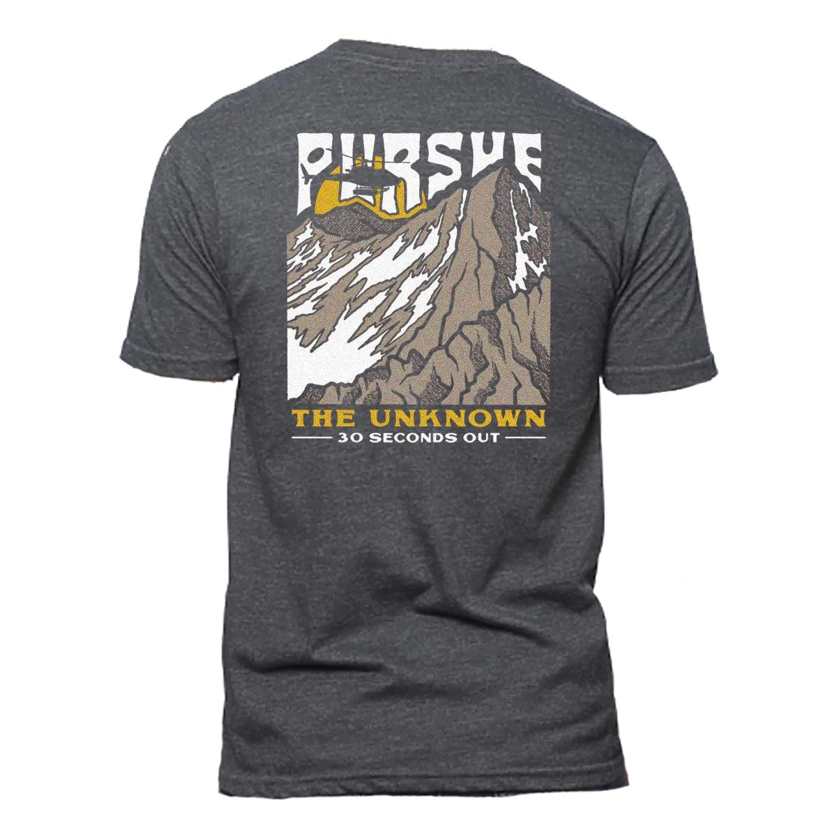 Apparel - Tops - T-Shirts - Thirty Seconds Out Pursue The Unknown Mountains T-Shirt