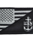 Offbase USN Navy CPO Chief Anchor USA Flag Patch