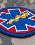 Mil-Spec Monkey EMT Medic Star PVC Patch