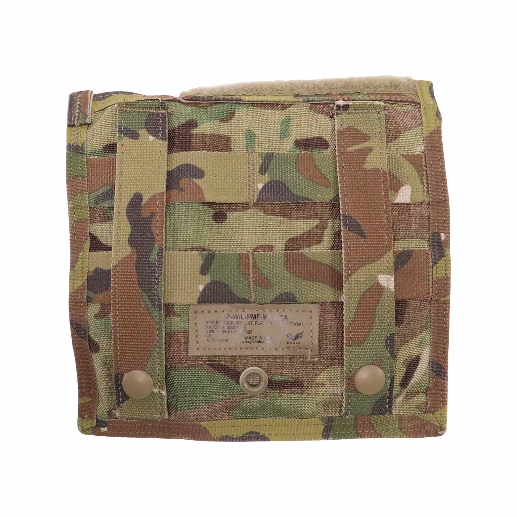 Eagle Industries SOFLCS Admin Pouch w/ Flashlight Holder V.2 Maritime -  1000D Multicam