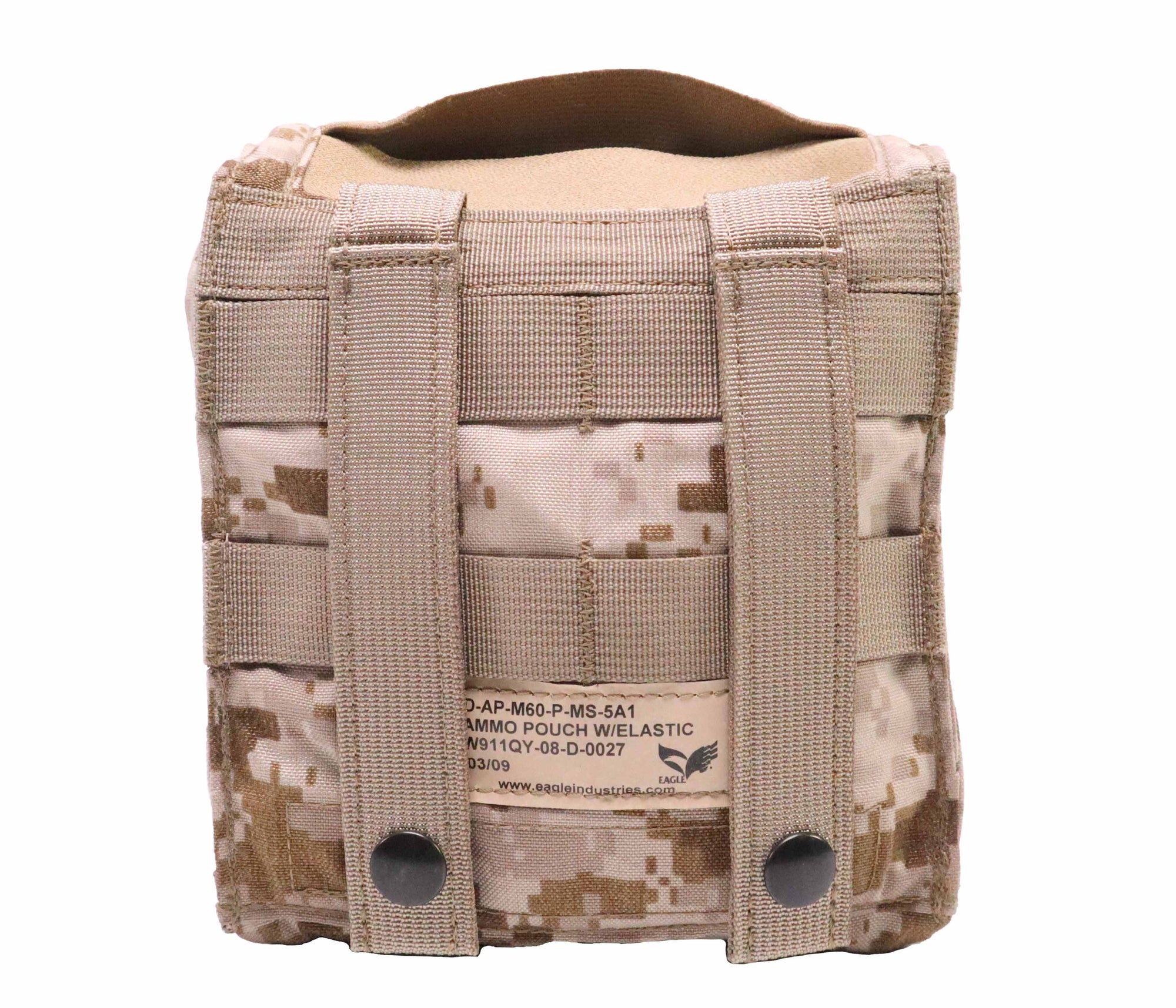 Gear - Pouches - Gunners - Eagle Industries SOFLCS 100-Rd 7.62 M60 Ammo Pouch W/ Elastic Top - AOR1