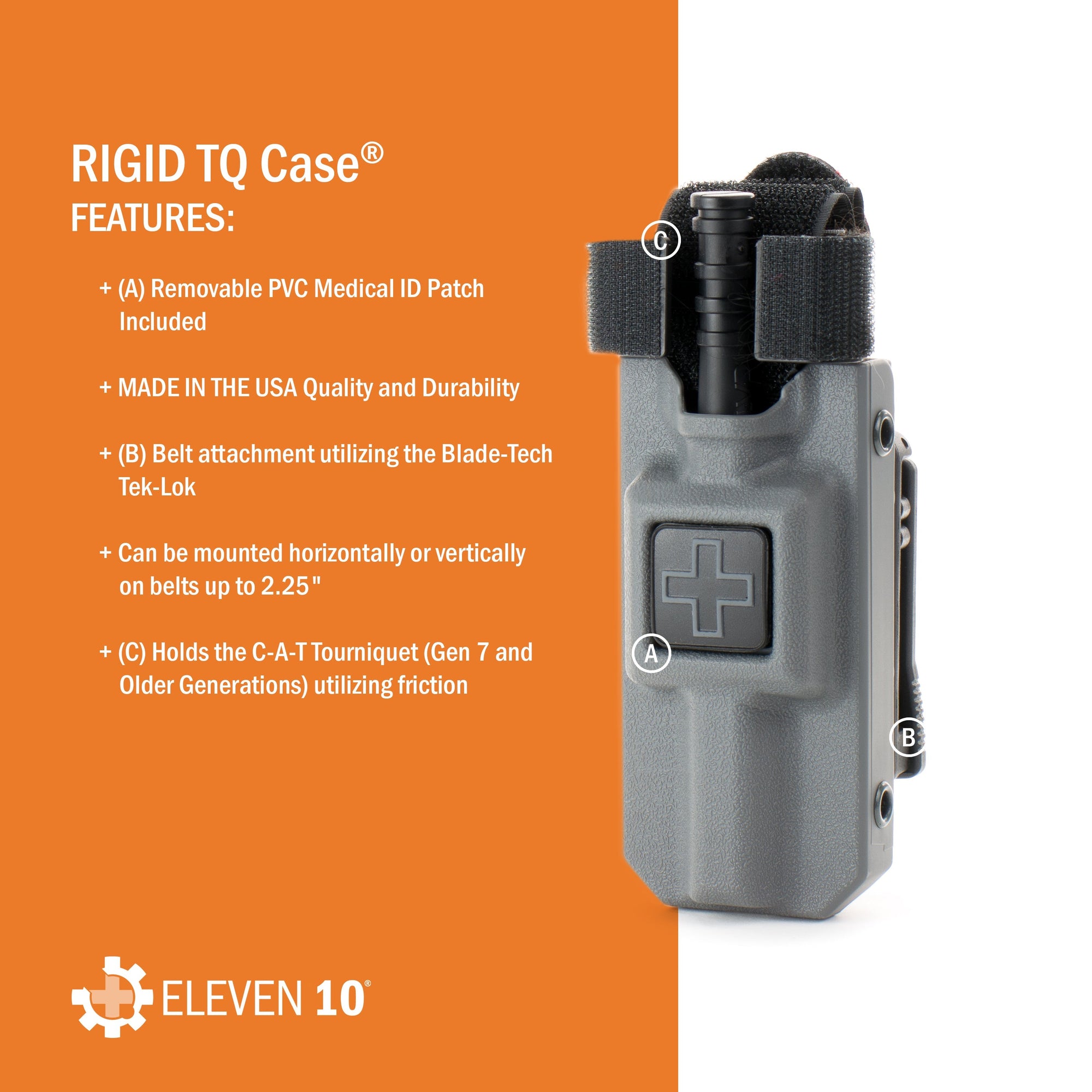 Gear - Pouches - Medical - Eleven 10 RIGID TQ Case® For C-A-T® Tourniquet