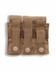 Gear - Pouches - Pistol Magazine - London Bridge Trading LBT-9013C Triple Pistol Magazine Pouch Kydex - Coyote Brown