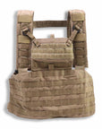 Gear - Pouches - Radio - London Bridge Trading LBT-9040A RRV Rhodesian Recon Vest Chest Rig - Coyote Brown