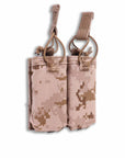 Gear - Pouches - SMG Magazine - Eagle Industries SOFLCS Double MP7 Magazine Pouch FB Style - BELT - AOR1