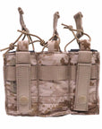 Gear - Pouches - SMG Magazine - Eagle Industries SOFLCS Triple MP7 Magazine Pouch FB Style - MOLLE - AOR1