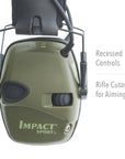 Gear - Protection - Ears - Howard Leight Impact Sport Electronic Earmuffs - Hunter Green