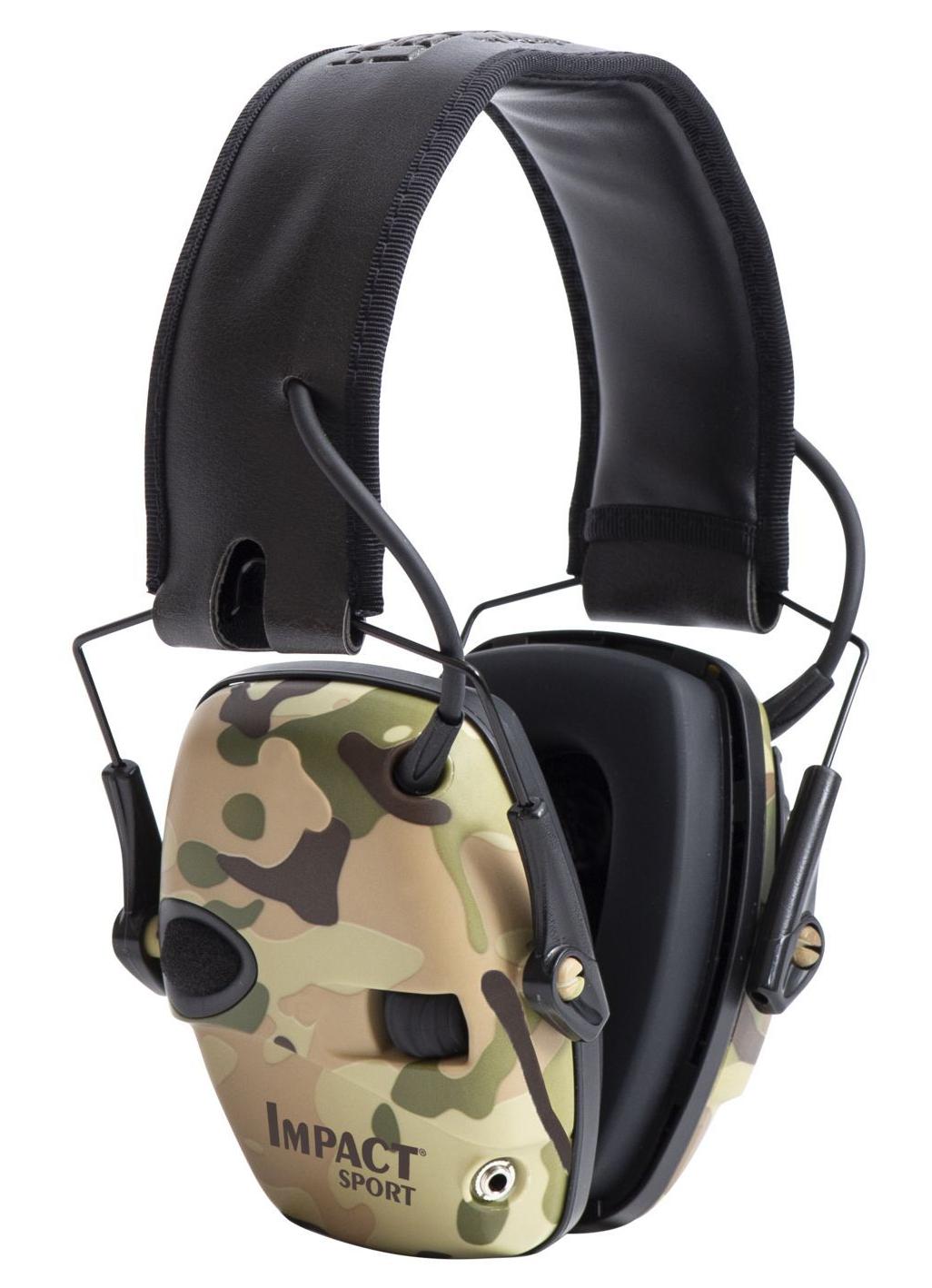 Gear - Protection - Ears - Howard Leight Impact Sport Electronic Earmuffs - Multicam