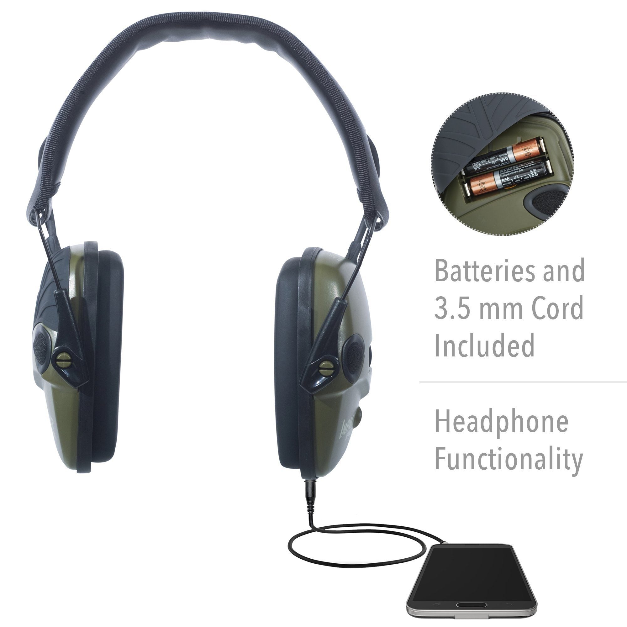 Gear - Protection - Ears - Howard Leight Impact Sport Electronic Earmuffs - Multicam