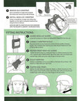 Gear - Protection - Helmet Parts - USGI Ops-Core ACH/ECH IRS Improved Retention System H-Nape Helmet Chin Strap