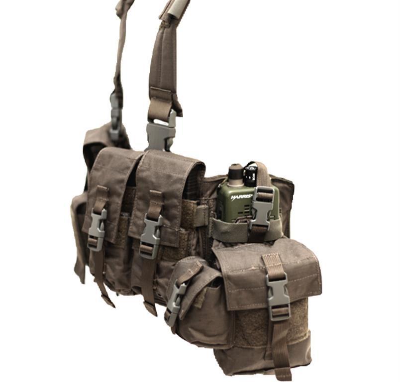 Gear - Rigs - Chest Rigs - London Bridge Trading LBT-1961A-R Chest Rig With Zipper - MAS Grey