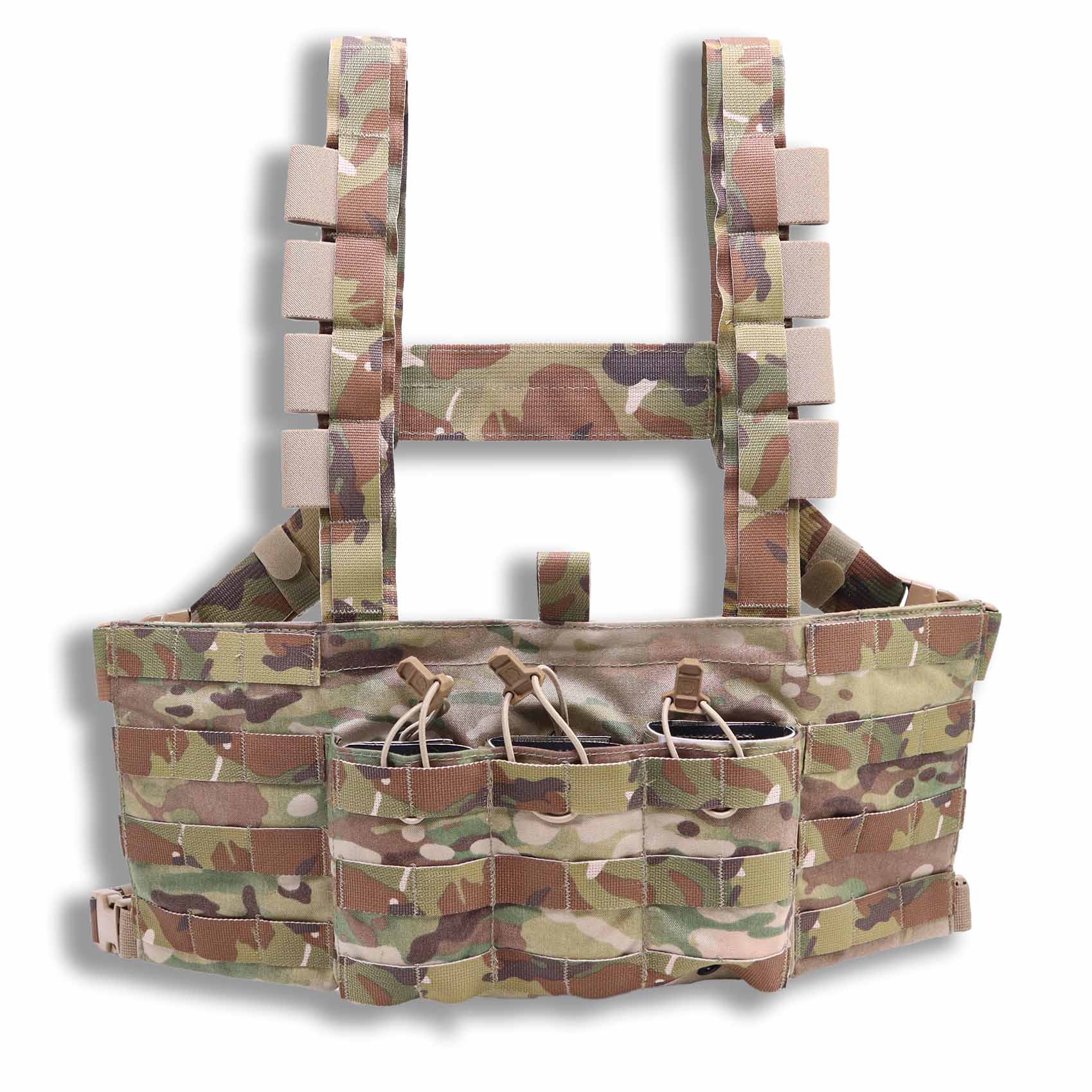 Gear - Rigs - Chest Rigs - London Bridge Trading LBT-2586B-M4 Low Profile Triple 5.56 Chest Rig - Multicam