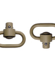 Gear - Weapon - Retention - GrovTec Heavy Duty Push Button CERAKOTE™ Sling Swivel Set - Desert Sand