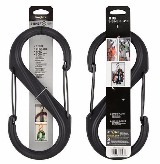 Supplies - EDC - Keychains - Nite Ize S-Biner Dual Carabiner Plastic, Size
