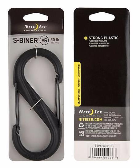 Supplies - EDC - Keychains - Nite Ize S-Biner Dual Carabiner Plastic, Size
