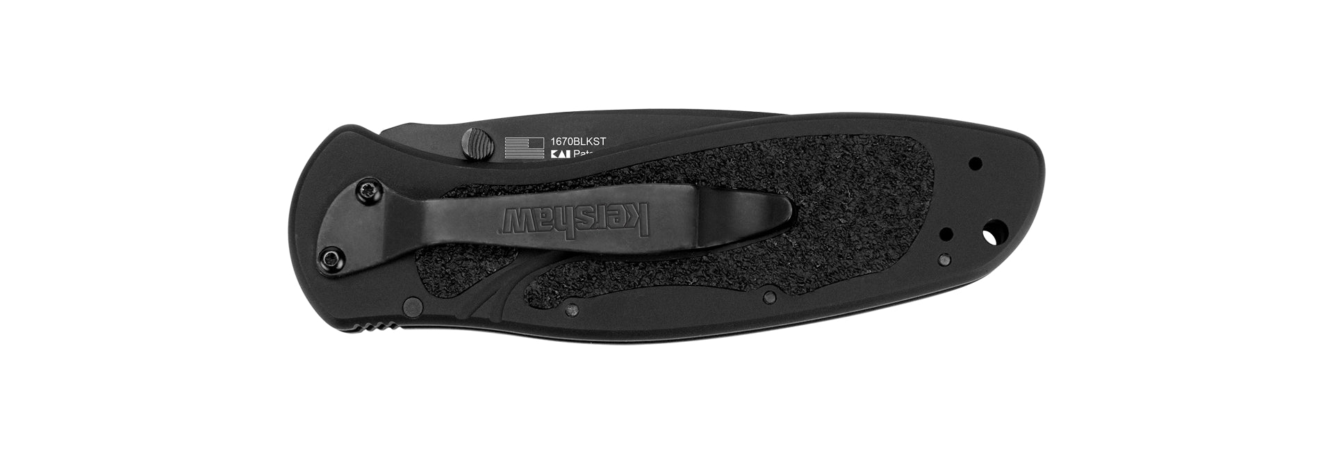 Supplies - EDC - Knives - Kershaw Ken Onion Blur Folding Knife - Black, Serrated