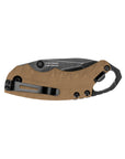 Supplies - EDC - Knives - Kershaw Shuffle II Folding Tanto Plain Edge Tan