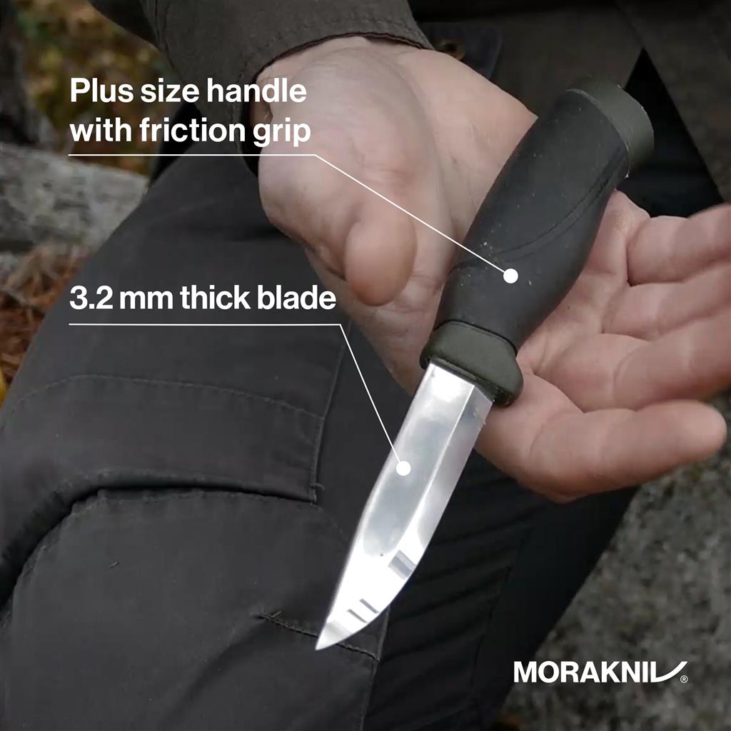 Supplies - EDC - Knives - Morakniv Companion Heavy Duty Knife - Carbon Steel
