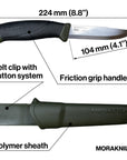 Supplies - EDC - Knives - Morakniv Companion Heavy Duty Knife - Carbon Steel