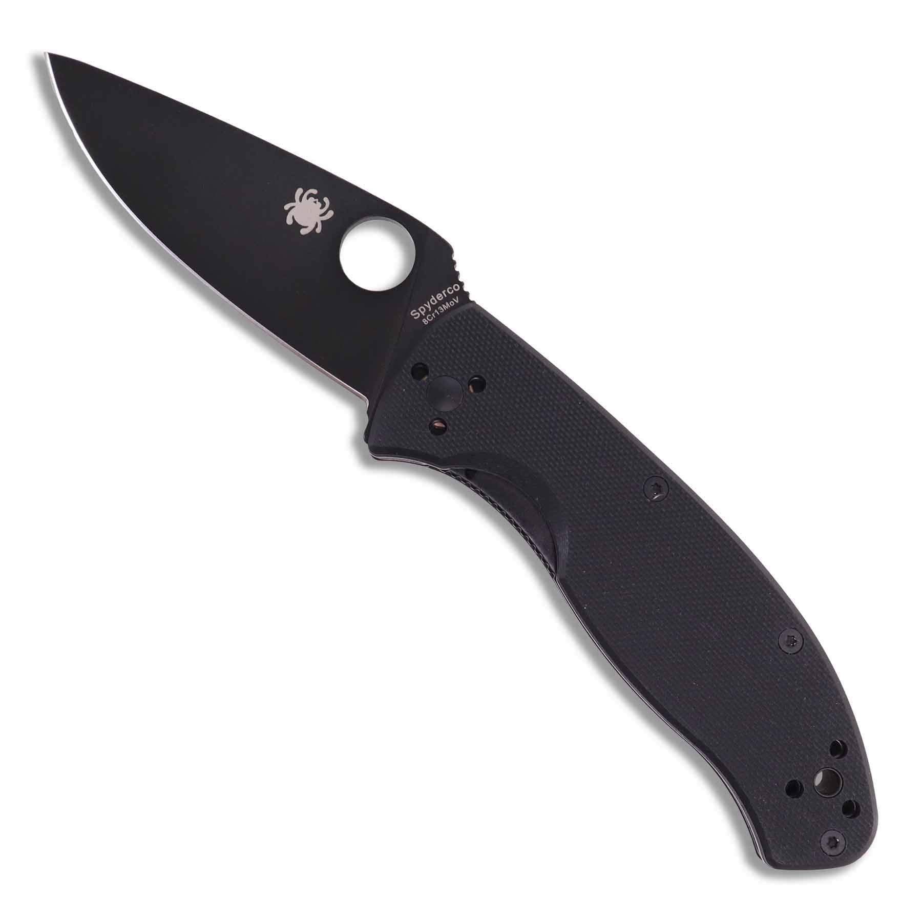 Supplies - EDC - Knives - Spyderco Tenacious™ G10 Folding Knife - Plain Edge, Black