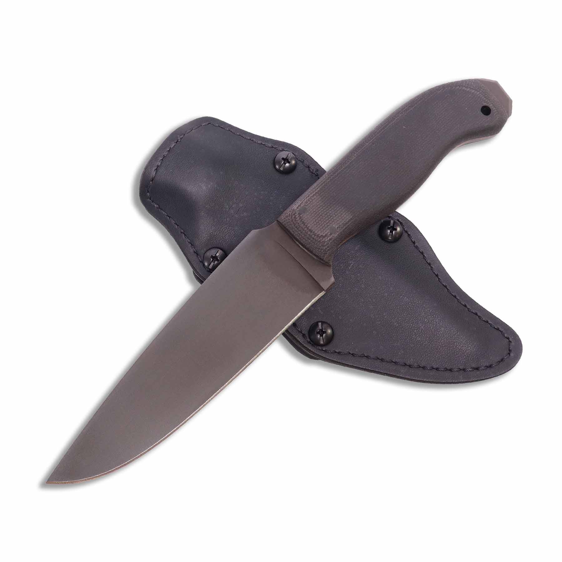 Supplies - EDC - Knives - Winkler Knives WK Drop Point Crusher Knife - Black Micarta