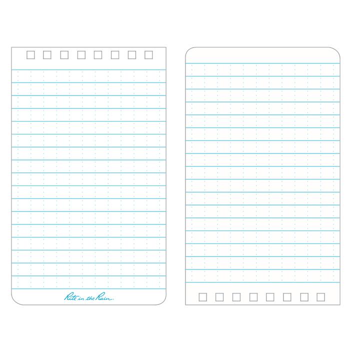 Supplies - EDC - Notebooks - Rite In The Rain 235 Top-Spiral 3x5" Notebook - Blue