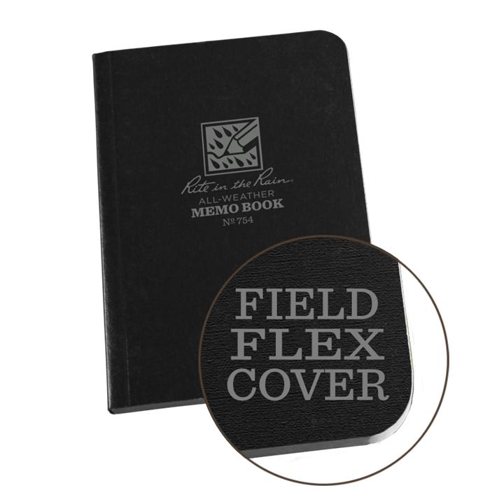 Rite In The Rain All-Weather Pocket Notebook - 3.5x5 Inch Tactical Memo Book, Universal Pattern (No. 754)
