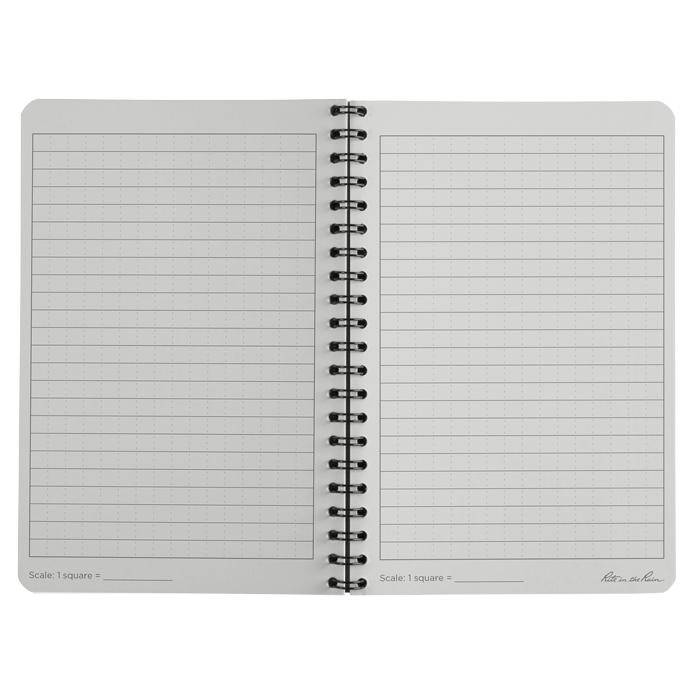 Supplies - EDC - Notebooks - Rite In The Rain 773 Side-Spiral 4 5/8 X 7" Notebook - Black