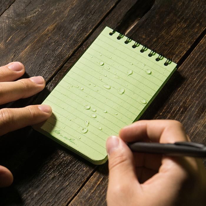 Supplies - EDC - Notebooks - Rite In The Rain 935 Top-Spiral 3x5" Notebook - Green