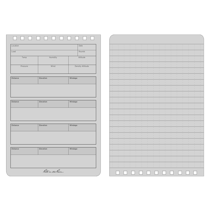 Supplies - EDC - Notebooks - Rite In The Rain Dope Logbook Top-Spiral Notebook