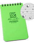 Supplies - EDC - Notebooks - Rite In The Rain HV935 Top-Spiral 3x5" Notebook - Hi-Vis Green