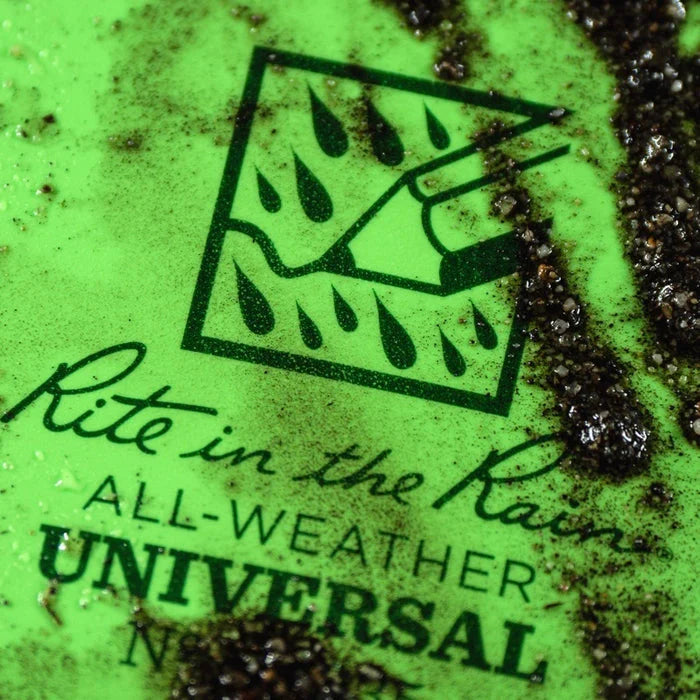 Supplies - EDC - Notebooks - Rite In The Rain HV935 Top-Spiral 3x5" Notebook - Hi-Vis Green