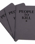 Supplies - EDC - Notebooks - Violent Little People To Kill Memo Books (3 Pack)