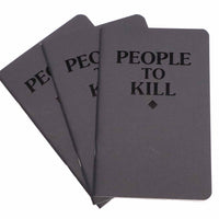 Supplies - EDC - Notebooks - Violent Little People To Kill Memo Books (3 Pack)
