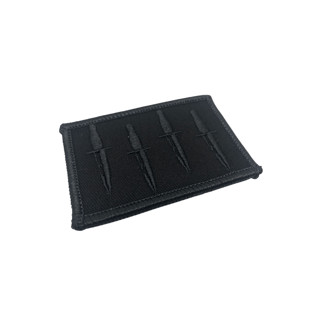 Supplies - Identification - Morale Patches - Black Triangle Embroidered Homage Patch