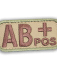 Supplies - Identification - Morale Patches - Mil-Spec Monkey Blood Type Patch