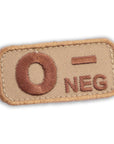Supplies - Identification - Morale Patches - Mil-Spec Monkey Blood Type Patch