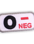 Supplies - Identification - Morale Patches - Mil-Spec Monkey Blood Type Patch