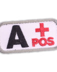 Supplies - Identification - Morale Patches - Mil-Spec Monkey Blood Type Patch