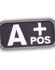 Supplies - Identification - Morale Patches - Mil-Spec Monkey Blood Type Patch