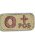Supplies - Identification - Morale Patches - Mil-Spec Monkey Blood Type Patch
