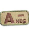 Supplies - Identification - Morale Patches - Mil-Spec Monkey Blood Type Patch