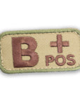 Supplies - Identification - Morale Patches - Mil-Spec Monkey Blood Type Patch