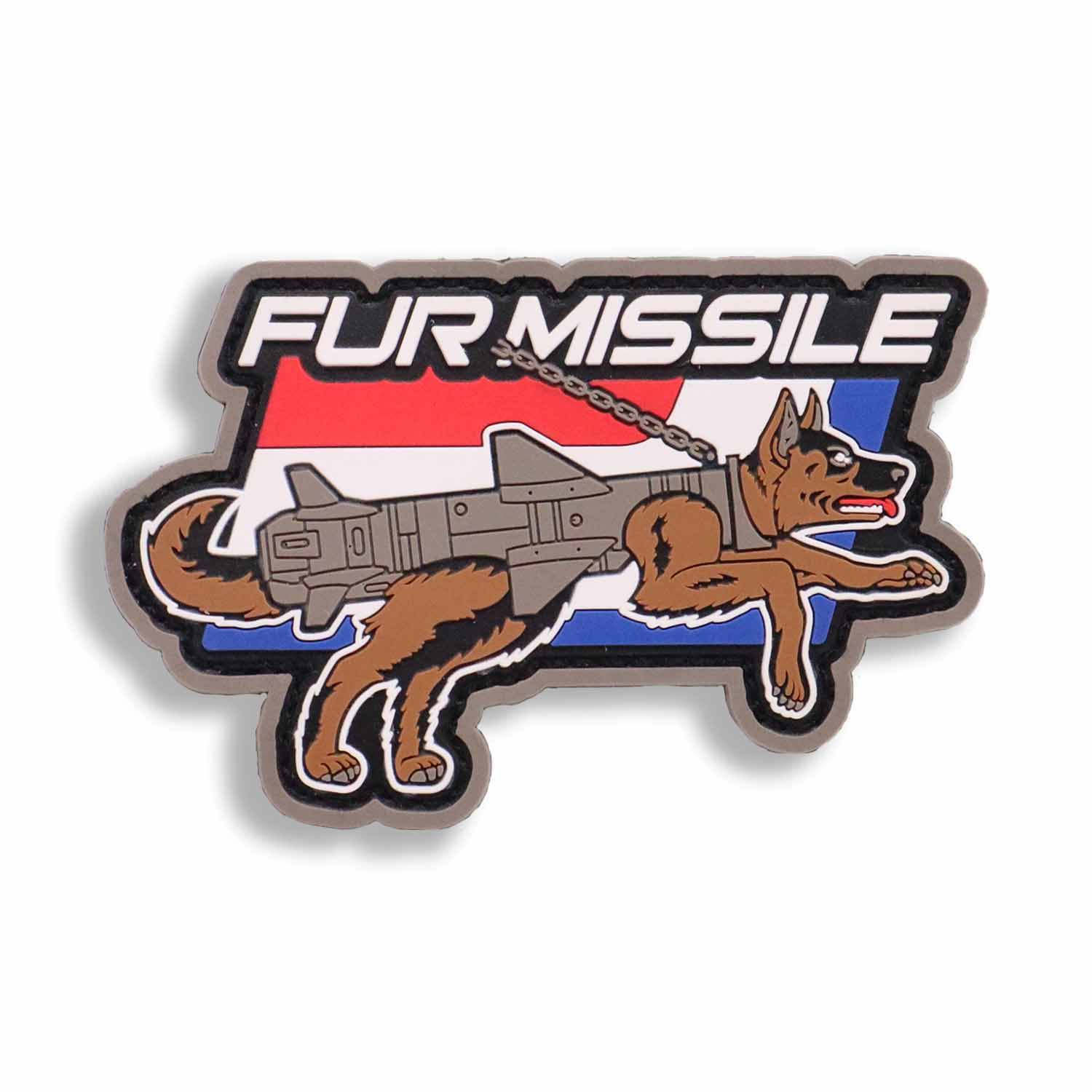 Supplies - Identification - Morale Patches - Mil-Spec Monkey Fur Missile PVC Morale Patch
