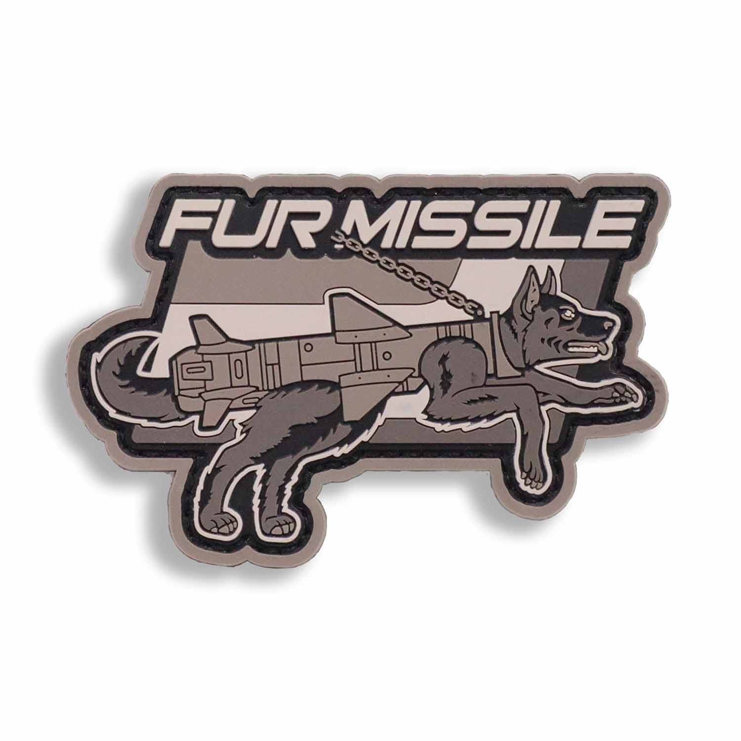 Supplies - Identification - Morale Patches - Mil-Spec Monkey Fur Missile PVC Morale Patch