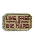 Supplies - Identification - Morale Patches - Mil-Spec Monkey Live Free Or Die Hard Patch