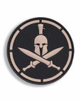 Supplies - Identification - Morale Patches - Mil-Spec Monkey Spartan Helmet PVC Patch